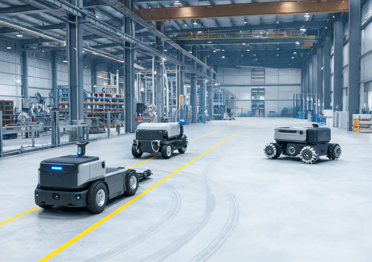 Differential Drive, Steer Drive or Mecanum: How to Choose an AGV Drive Configuration, and What Each One Demands from the Drive Wheel and Follower Wheel